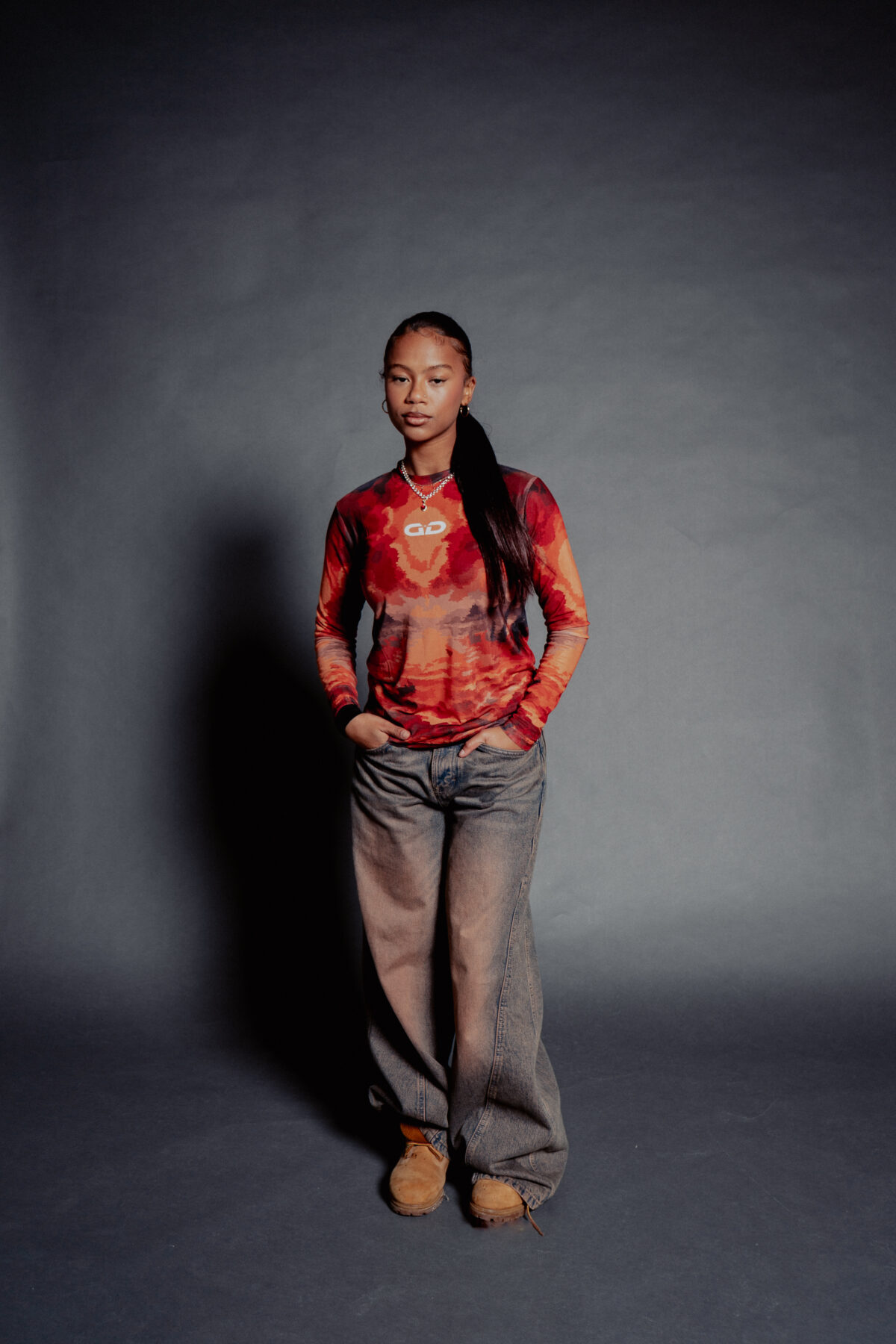 DXD Flame Valley mesh top